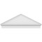 Ekena Millwork Peaked Cap Smooth Architectural PVC Combination Pediment, 56"W x 20-7/8"H x 2-3/4"P (Pitch 6/12) PEDPC056X210PKC00 - alternate 6